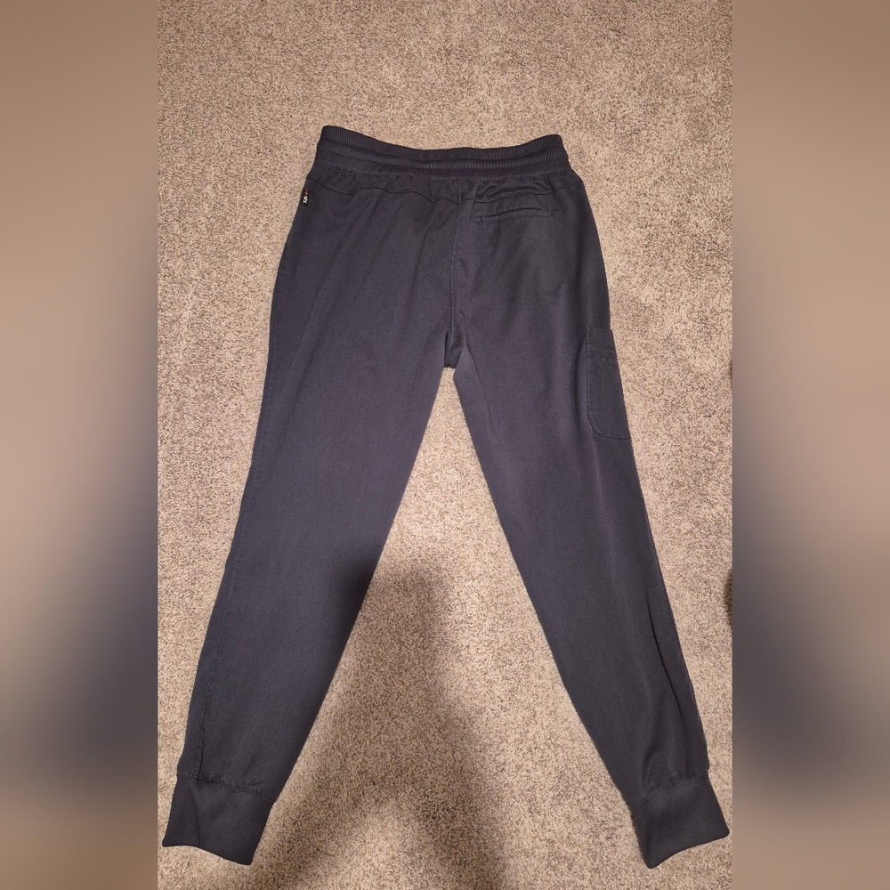 Grey's Anatomy Women's Charcoal Jogger Pants with Cargo Pocket - Picture 2 of 7